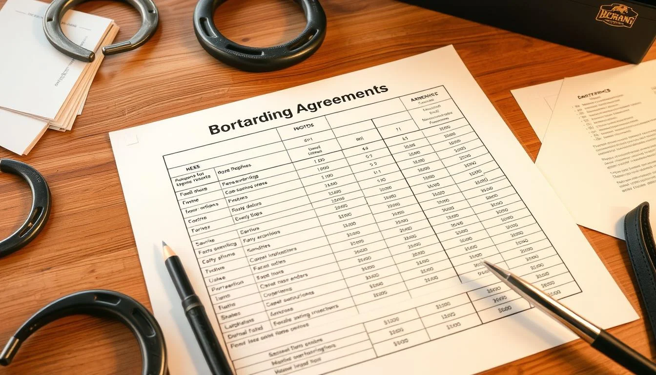 boarding agreements comparison