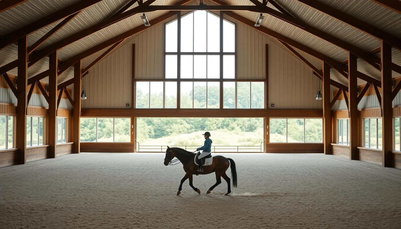 climate-controlled horse training space climate-controlled horse training space