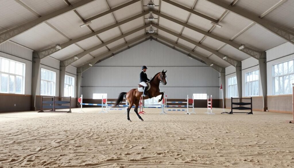 The Benefits Of Indoor Riding Arenas In Ontario Winters 5 Liv Stables Indoor Riding Arenas Ontario