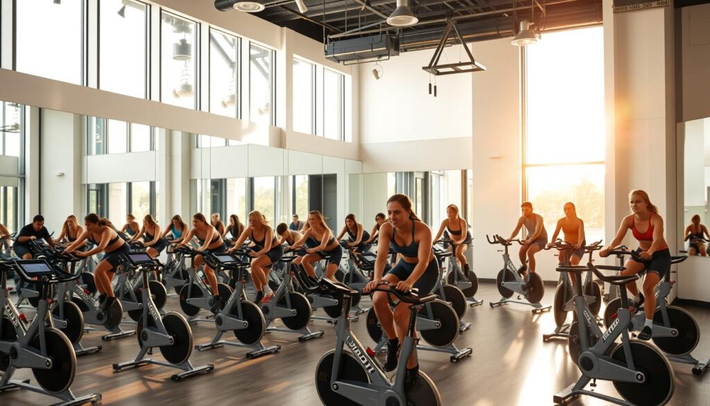 Indoor Cycling Controlled Environment