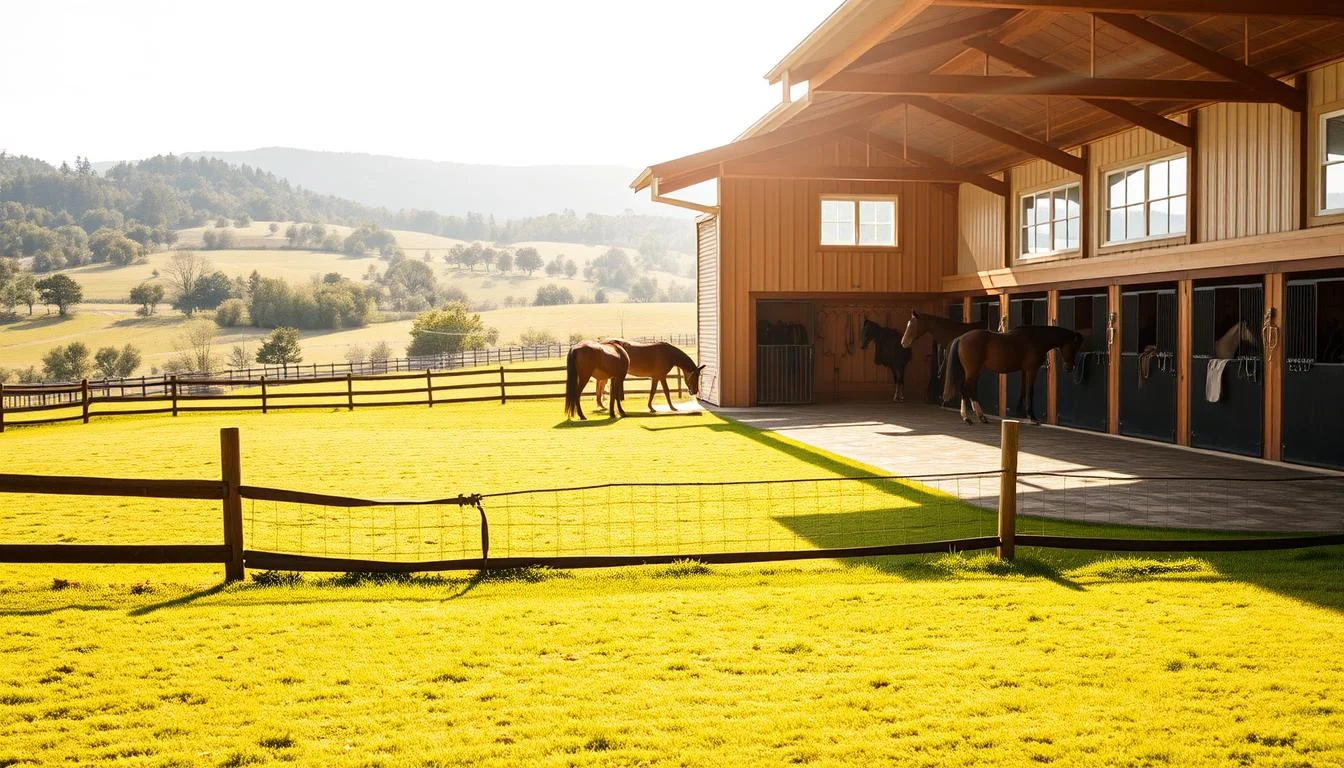 horse boarding environment