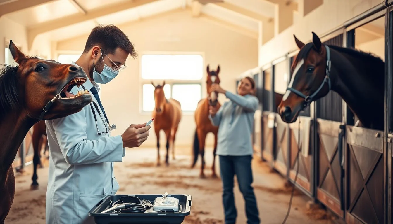 horse health checks at boarding