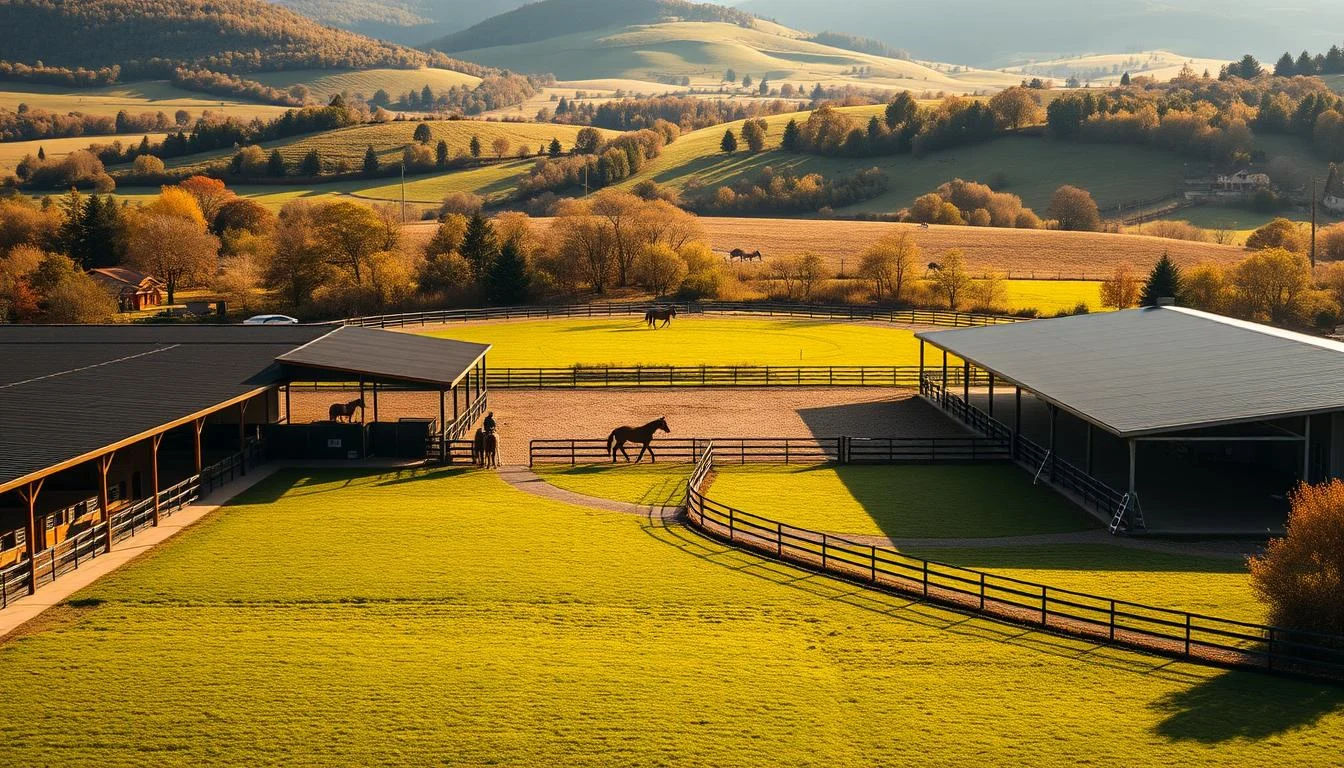training while horse is boarded